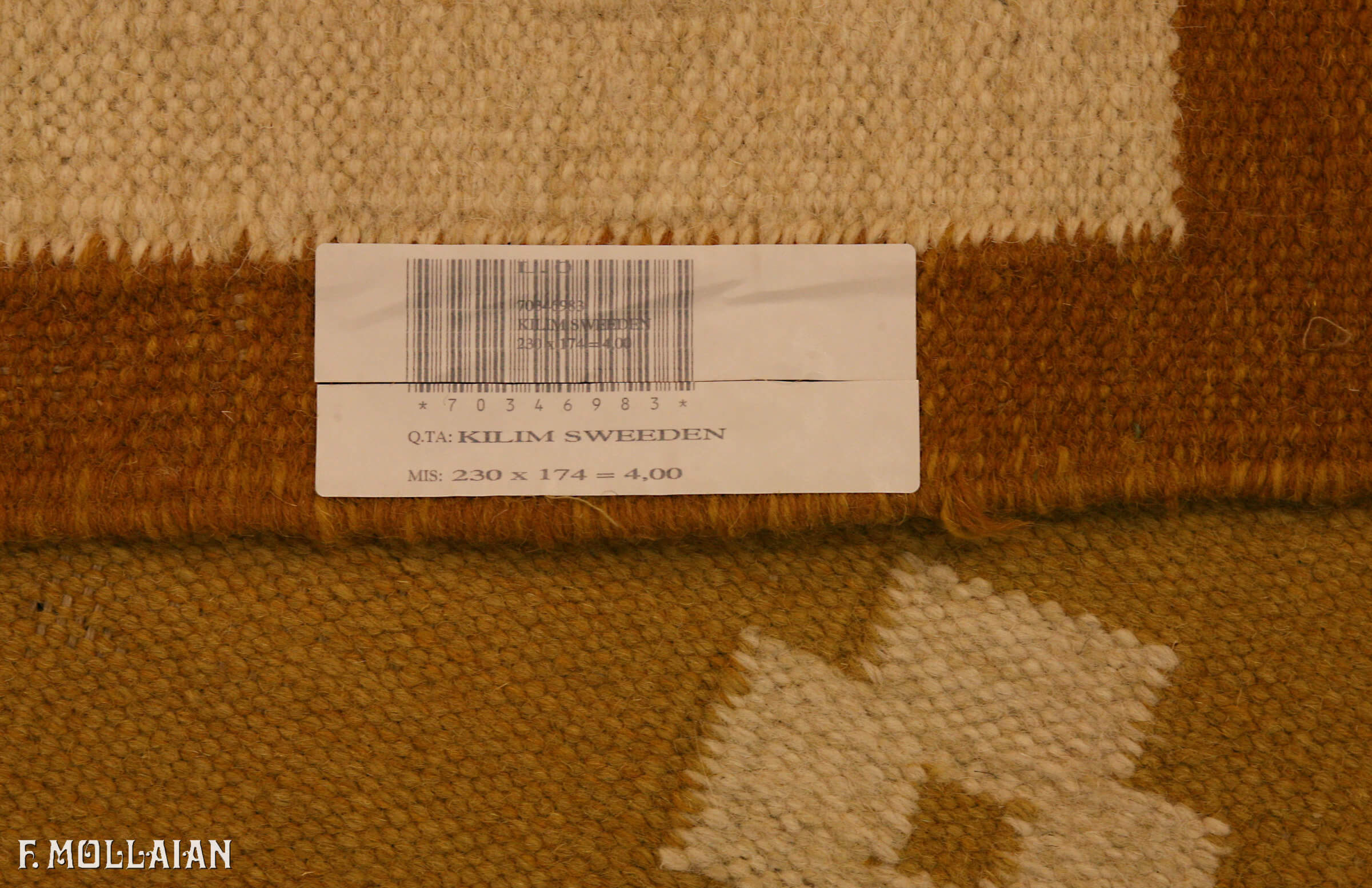 Semi-Antiker Schwedisch Kilim n°:70346983